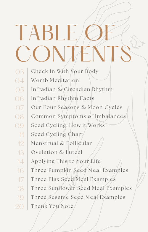 Seed Cycling Guide